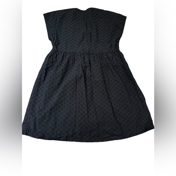 EUC Beautiful Black Cotton Eyelet Wilfred Dress Small - Picture 5 of 11